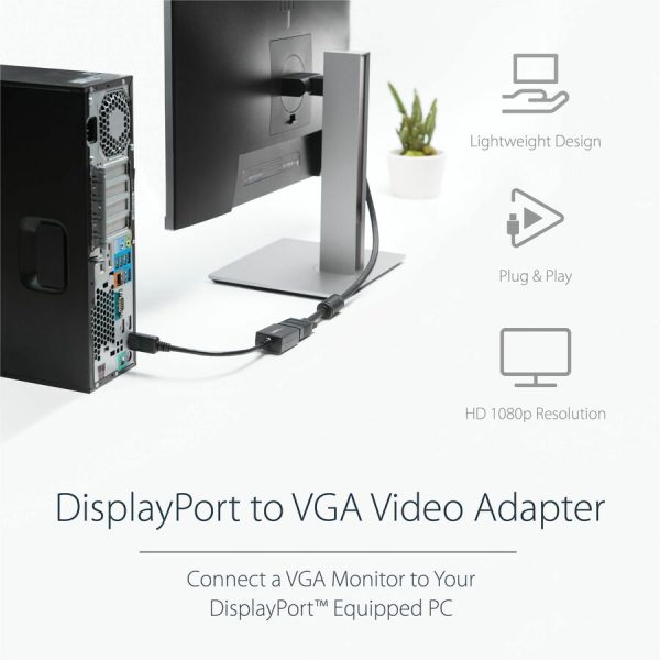StarTech.com DisplayPort to VGA Video Adapter Converter - Image 2