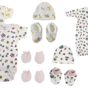 Newborn Baby Girl 9 Pc  Sets Nc_0635