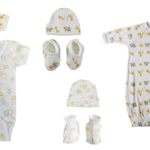 Unisex Newborn Baby 7 Pc  Sets Nc_0665