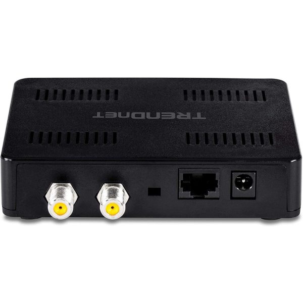 TRENDnet Ethernet Over Coax Adapter,(2-Pack), Backward Compatible with MoCA 2.0, Gigabit LAN Port, Supports Net Throughput Up to 1Gbps, Supports Up to 16 Nodes on One Network, Black, TMO-311C2K - Image 7