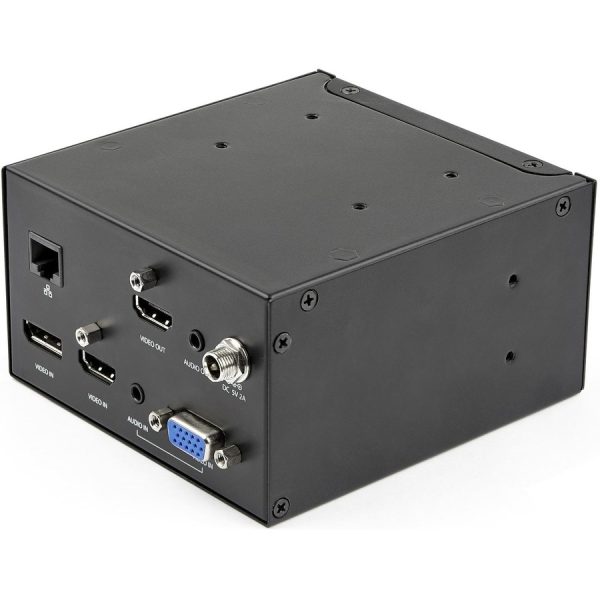 StarTech.com Conference Table Box for AV Connectivity & Charging, 4K HDMI/DP or VGA, GbE, Audio, Power Center w/ 2x USB & 2x UL AC Outlets - Image 2