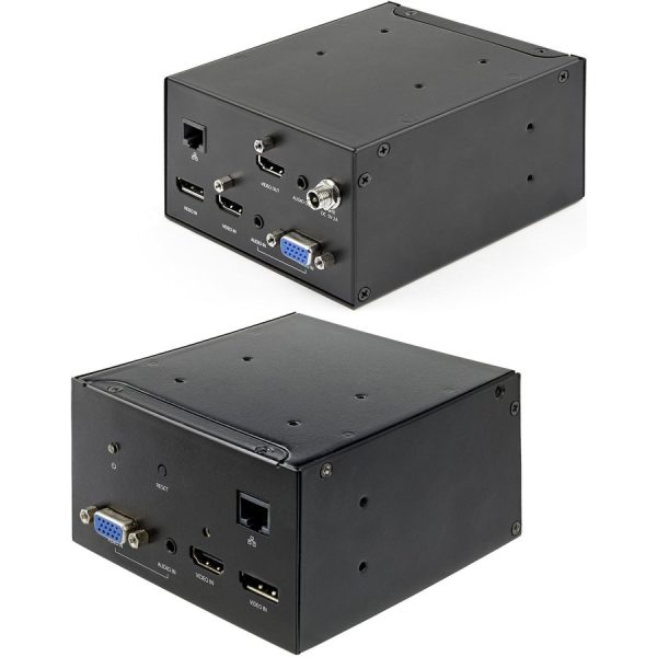 StarTech.com Conference Table Box for AV Connectivity & Charging, 4K HDMI/DP or VGA, GbE, Audio, Power Center w/ 2x USB & 2x UL AC Outlets - Image 3