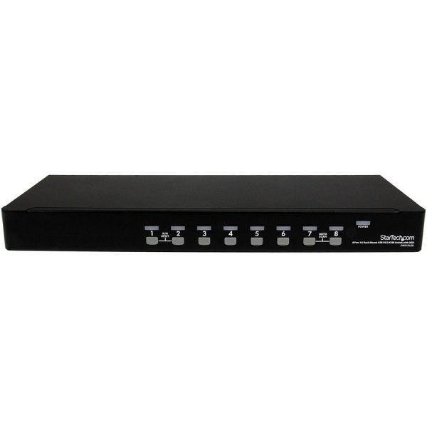 StarTech.com 8 Port 1U Rackmount USB PS/2 KVM Switch with OSD - Image 2