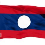 G128 Laos Laotian Flag | 3x5 Ft | Printed 150D Polyester - Indoor/Outdoor, Vibrant Colors, Brass Grommets, Quality Polyester, Much Thicker More Durable Than 100D 75D Polyester