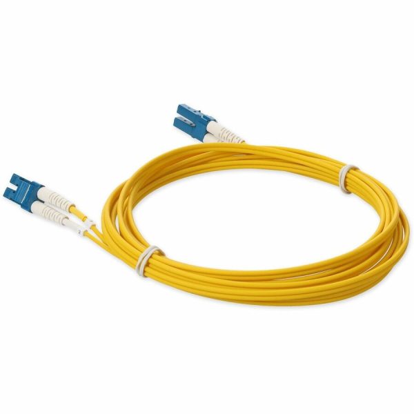 AddOn 3m LC (Male) to LC (Male) Yellow OS2 Duplex Fiber LSZH-rated Patch Cable - Image 3