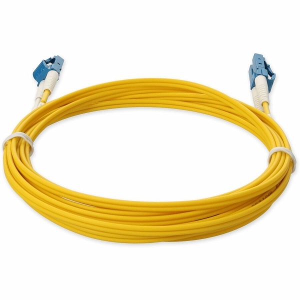 AddOn 3m LC (Male) to LC (Male) Yellow OS2 Duplex Fiber LSZH-rated Patch Cable - Image 4