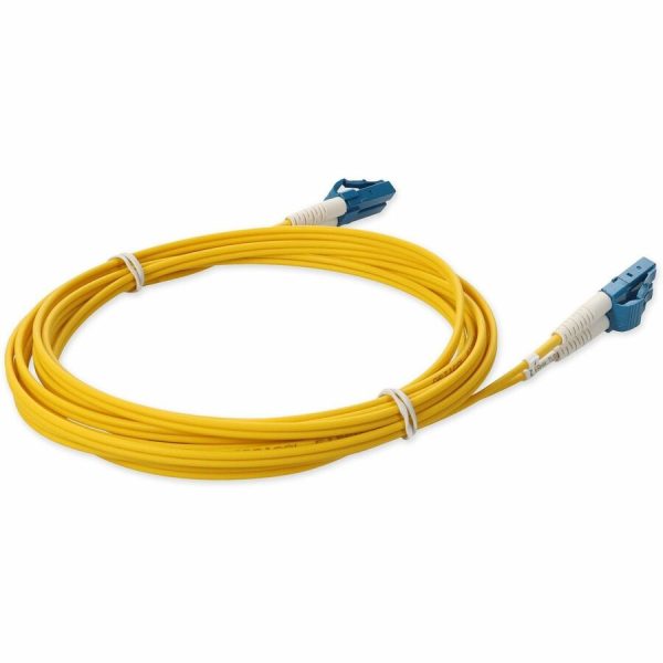 AddOn 3m LC (Male) to LC (Male) Yellow OS2 Duplex Fiber LSZH-rated Patch Cable - Image 5