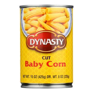 Dynasty Baby Corn - Cut - Case of 12 - 15 oz.