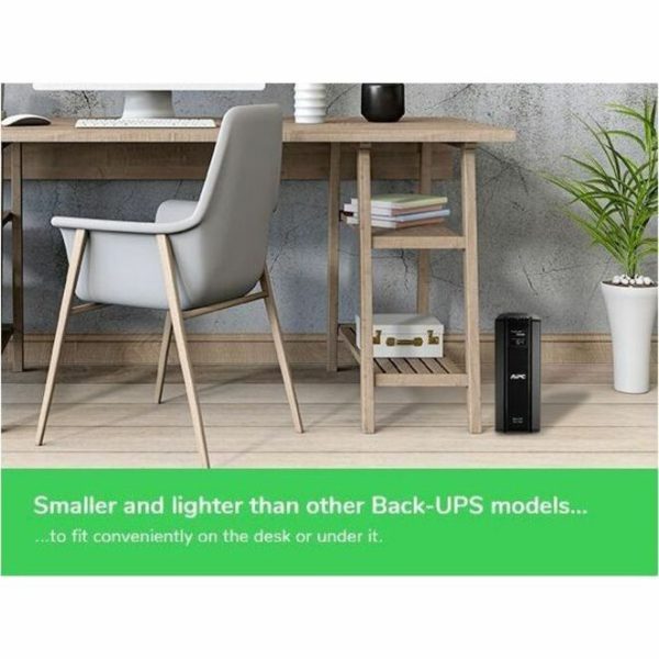APC Back-UPS Pro, 1500VA/865W, Tower, 120V, 10x NEMA 5-15R outlets, AVR, LCD, User Replaceable Battery - Image 6