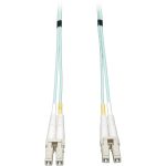 Eaton Tripp Lite Series 10Gb Duplex Multimode 50/125 OM3 LSZH Fiber Patch Cable (LC/LC) - Aqua, 3M (10 ft.)