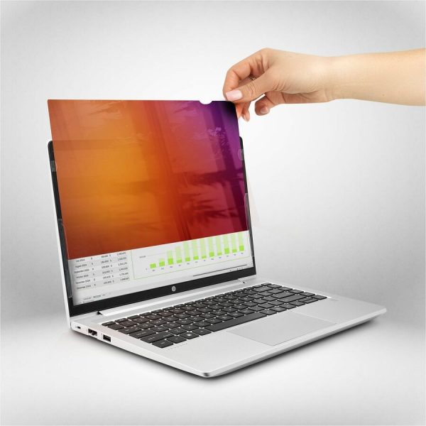 StarTech.com 15.6-inch 16:9 Gold Laptop Privacy Screen, Reversible Filter w/Enhanced Privacy, Computer Security Filter, +/- 30° View Angle - Image 4