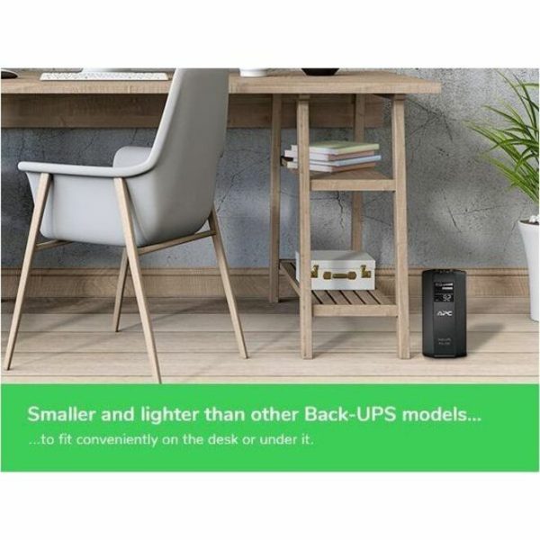 APC Back-UPS Pro, 700VA/420W, Tower, 120V, 6x NEMA 5-15R outlets, AVR, LCD, User Replaceable Battery - Image 6