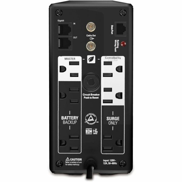 APC Back-UPS Pro, 700VA/420W, Tower, 120V, 6x NEMA 5-15R outlets, AVR, LCD, User Replaceable Battery - Image 10