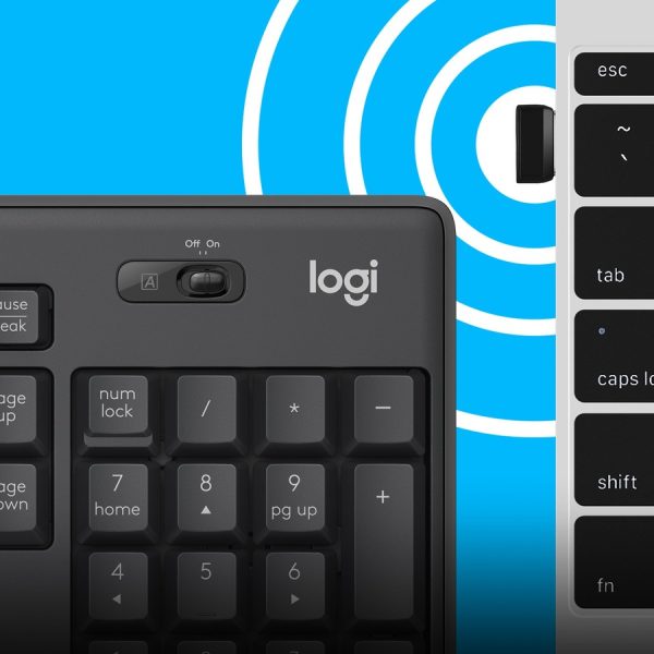 Logitech MK295 Wireless Mouse & Keyboard Combo with SilentTouch Technology, Graphite - Image 5