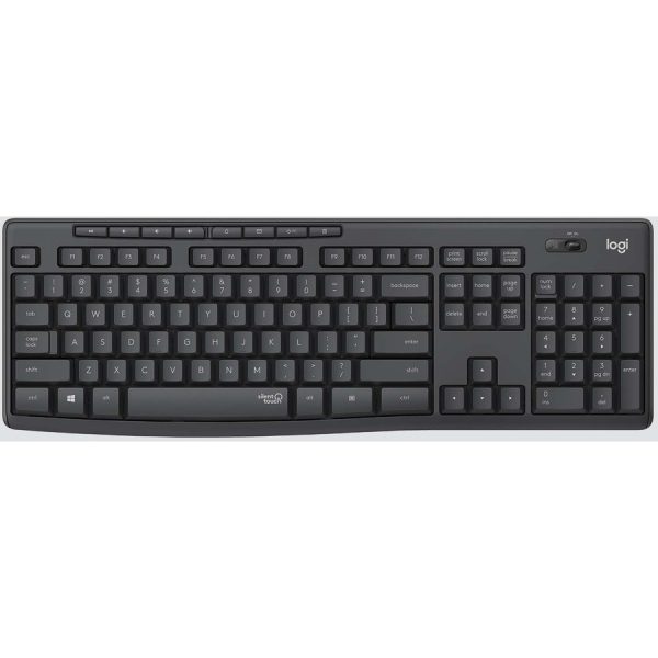 Logitech MK295 Wireless Mouse & Keyboard Combo with SilentTouch Technology, Graphite - Image 6