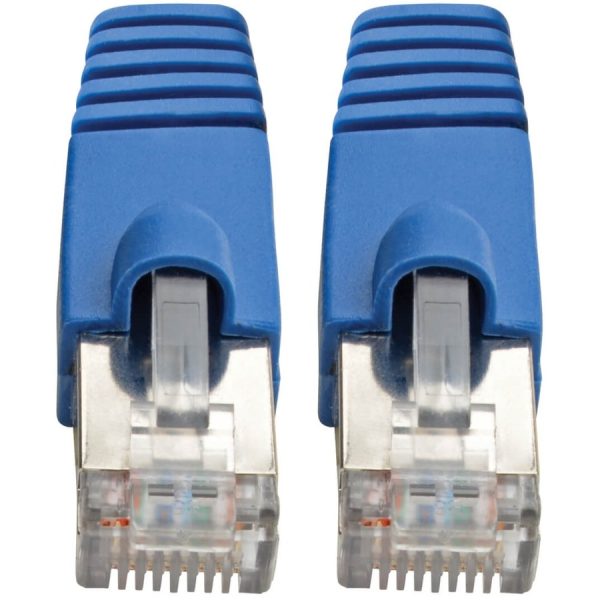 Eaton Tripp Lite Series Cat6a 10G Snagless Shielded STP Ethernet Cable (RJ45 M/M), PoE, Blue, 6 ft. (1.83 m) - Image 3
