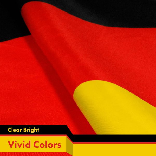 Germany German Flag 3x5 Ft 5-Pack 150D Printed Polyester By G128 - Image 3