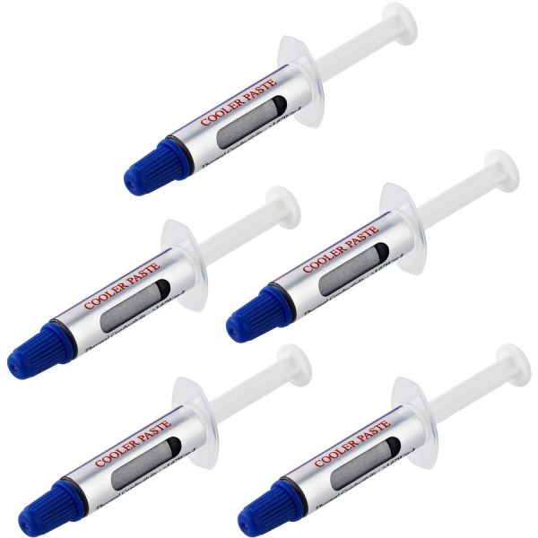 StarTech.com Thermal Paste, Pack of 5 Syringes (1.5g/ea), Metal Oxide Heat Sink Compound, CPU Paste - Image 5