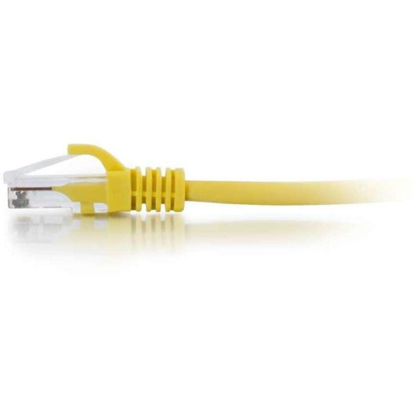 C2G 14 ft Cat5e Snagless UTP Unshielded Network Patch Cable - Yellow - Image 5