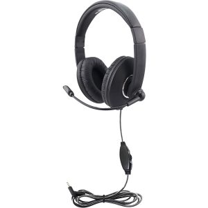 Hamilton Buhl Smart-Trek Mini Headset With In-Line Volume Control and 3.5mm TRRS Plug