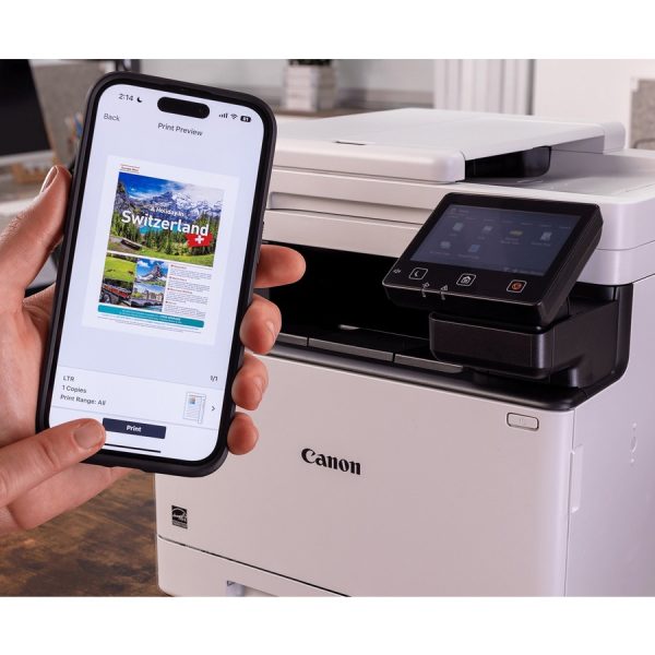 Canon imageCLASS MF753Cdw Wireless Laser Multifunction Printer - Color - White - Image 7