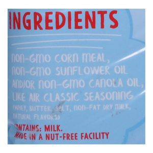 Like Air - Puffcorn Baked Butter Salt - Case of 12-4 OZ