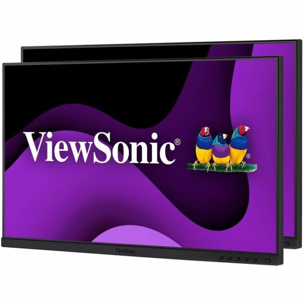 ViewSonic VG2448A-2_H2 24 Inch Dual Pack Head-Only 1080p IPS Monitor with Ultra-Thin Bezels, HDMI, DisplayPort, USB, and VGA for Home and Office - Image 2