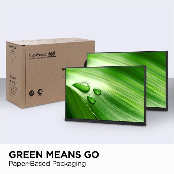 ViewSonic VG2448A-2_H2 24 Inch Dual Pack Head-Only 1080p IPS Monitor with Ultra-Thin Bezels, HDMI, DisplayPort, USB, and VGA for Home and Office - Image 3