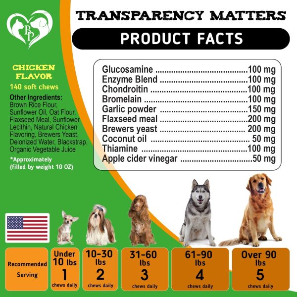 Flea and Tick Prevention Chewable Pills for Dogs   Revolution Oral Flea Treatment for Pets & Complex Multivitamin  Natural Pest Control & Defense Chews   Small Tablets Made in USA (10 Oz) - Image 5