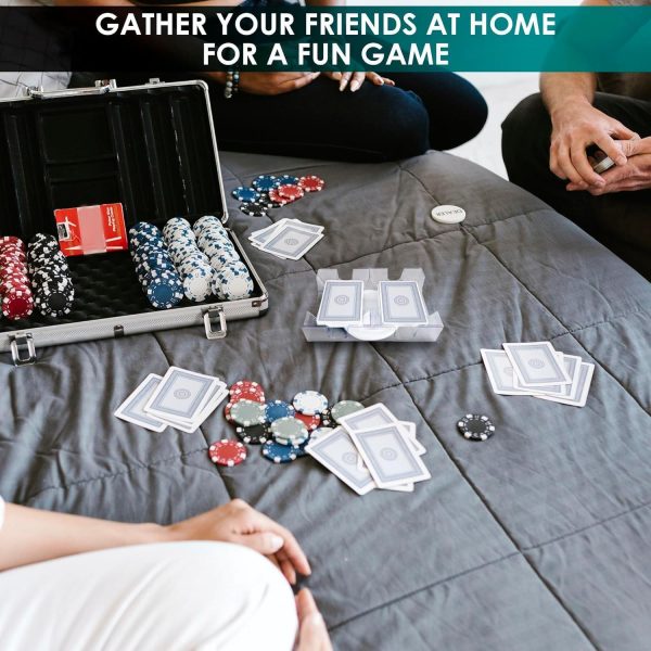 Card Holders for Playing Cards   360° Dual Deck Revolving Card Holder Stand Phase 10 Card Game Holder Uno Card Game Plastic Tray   Clear Card Holder for Poker Tables Playing Card Holders for Adults - Image 7