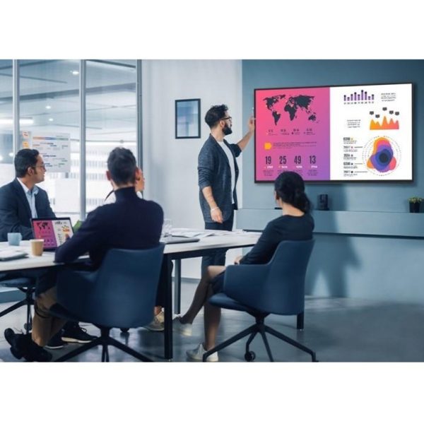 ViewSonic CDE6512 65" 4K UHD Commercial Display with VESP, Wireless Screen Sharing, USB Wi-Fi Capabilities, RJ45, HDMI, USB C - Image 5