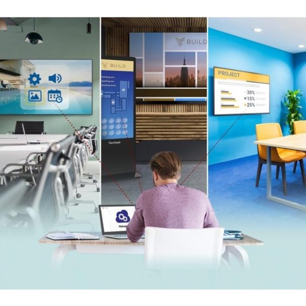 ViewSonic CDE6512 65" 4K UHD Commercial Display with VESP, Wireless Screen Sharing, USB Wi-Fi Capabilities, RJ45, HDMI, USB C - Image 8