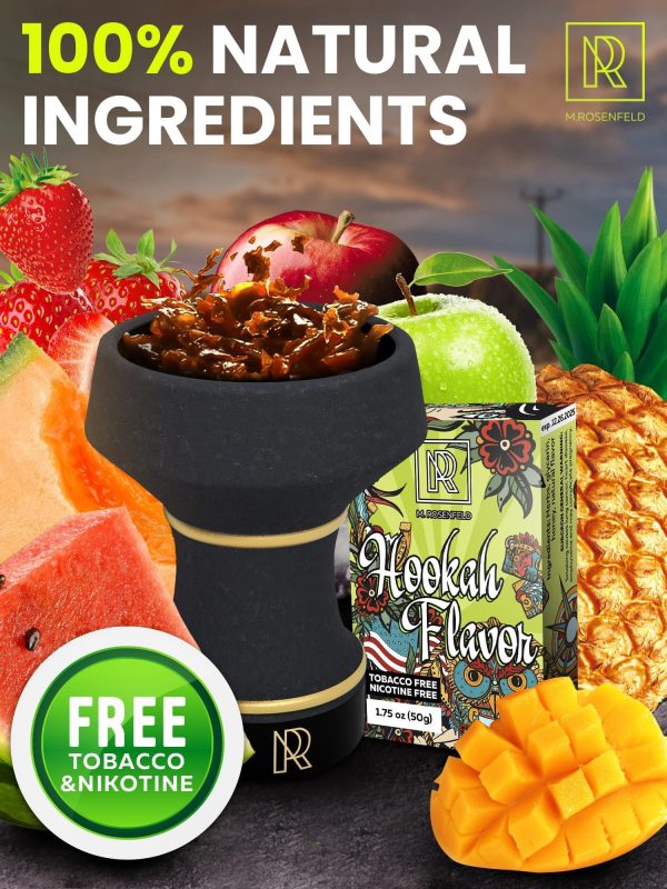 Pleasure Hookah Flavors Set   5 x 50g non tobacco hookah flavor for your Hookah Bowl (Sweet watermelon   Double apple   Mango   Pineapple   Strawberry) Hookah Bundle Pack of 5   Try these Tobacco Free Shisha - Image 3