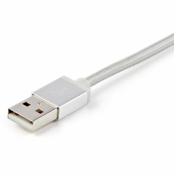 StarTech.com 6ft (1.8m) USB Multi-Charging Cable, USB-A to Lightning/USB-C/Micro-USB, Apple MFi Certified, Braided Nylon Jacket; USB 3-in-1 Charger Cable/Cord - Image 3