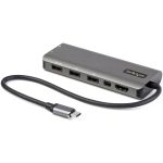 StarTech.com USB C Multiport Adapter, USB-C to HDMI or mDP 4K 60Hz, 100W PD Pass-Through, 4x 10Gbps USB, USB Type-C Mini Dock, w/12" Cable
