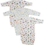 Girls Print Infant Gowns - 3 Pack Cs_0091