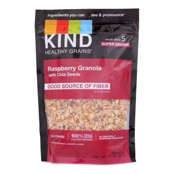 Kind Clusters - Granola - Healthy Grains - Raspberry with Chia Seeds - 11 oz - Case of 6 - Image 3