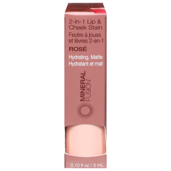 Mineral Fusion - Stain Lip Cheek Rose - EA of 1-.1 FZ - Image 2