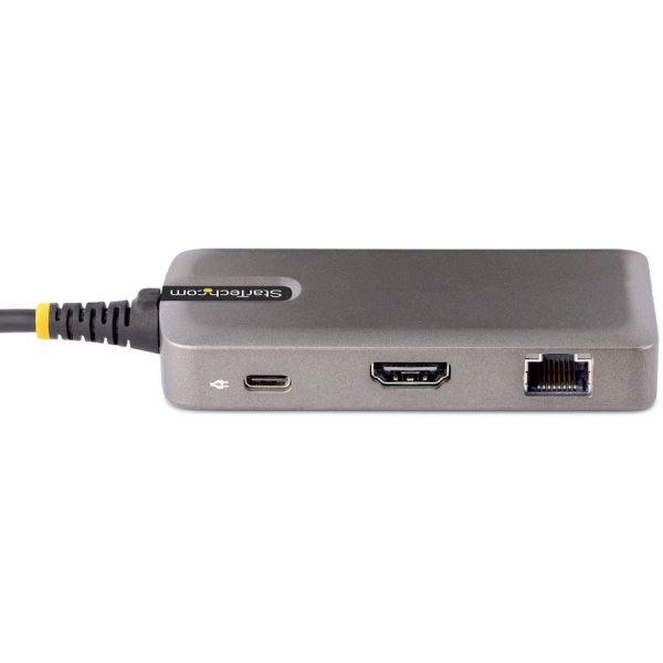 StarTech.com USB-C Multiport Adapter, 4K60Hz HDMI, HDR, 2-Port 5Gbps USB Hub, 100W PD Pass-Through, GbE, Mini Dock, Windows/macOS/ChromeOS - Image 4