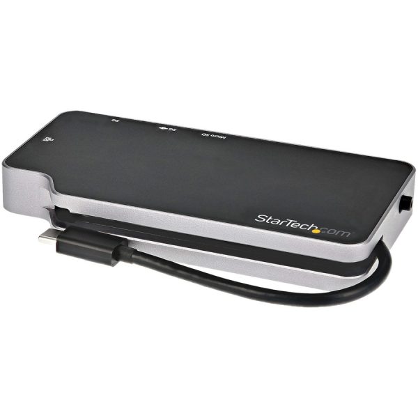 StarTech.com USB C Multiport Adapter, USB-C to 4K HDMI or VGA Video with 100W PD Pass-through, 10Gbps USB Hub/MicroSD/GbE, USB-C Mini Dock - Image 2