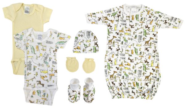 Unisex Newborn Baby 6 Pc  Sets Nc_0565