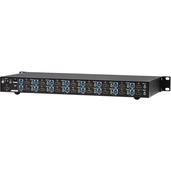 Eaton Tripp Lite Series 16-Port 4K HDMI/USB KVM Switch - 4K 60 Hz Video/Audio, USB Peripheral Sharing, 1U Rack-Mount, TAA - Image 2