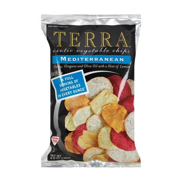 Terra Chips Exotic Vegetable Chips - Mediterranean - Case of 12 - 6.8 oz. - Image 3
