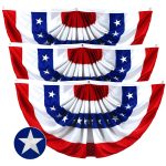 Fan Flag 1.5x3FT 3-Pack Embroidered Polyester By G128