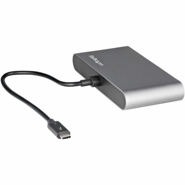 StarTech.com Thunderbolt 3 Mini Dock - Portable Dual Monitor TB3 Laptop Docking Station HDMI 4K 60Hz - 2x USB-A & GbE - 28cm (11") cable - Image 3