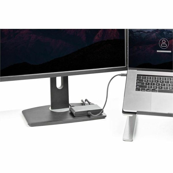 StarTech.com Thunderbolt 3 Mini Dock - Portable Dual Monitor TB3 Laptop Docking Station HDMI 4K 60Hz - 2x USB-A & GbE - 28cm (11") cable - Image 6