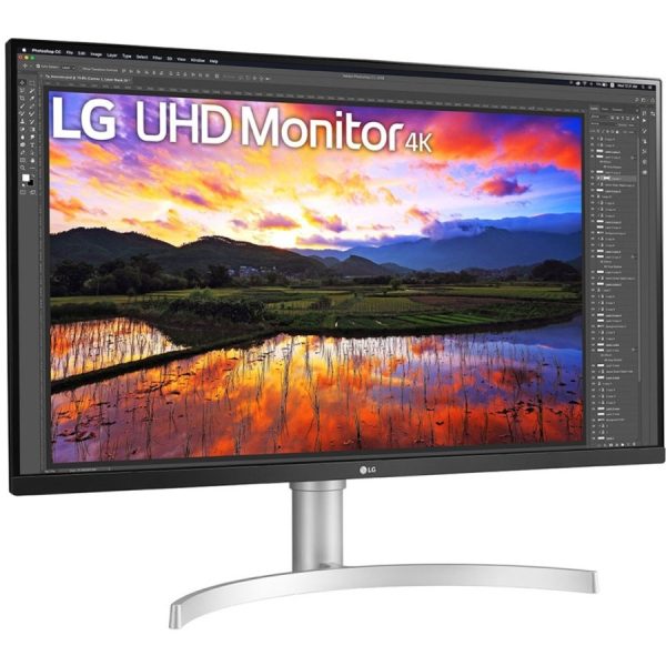 LG 32BN67U-B 32" Class 4K UHD Gaming LCD Monitor - 16:9 - Textured Black - Image 2