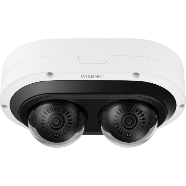 Wisenet PNM-12082RVD 6 Megapixel Outdoor Network Camera - Color - Dome - White - TAA Compliant - Image 2