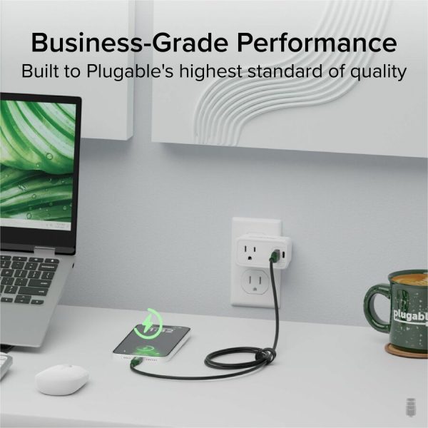 Plugable USB C to USB A Cable, USB 3.2 Gen 2 USB Cables, 3A (15W) Charging USB C Data Cable - Image 3
