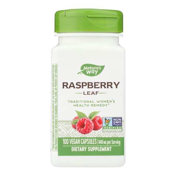 Nature's Way - Red Raspberry Leaves - 100 Capsules